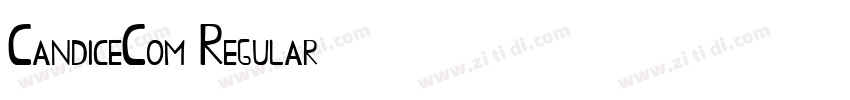 CandiceCom Regular字体转换